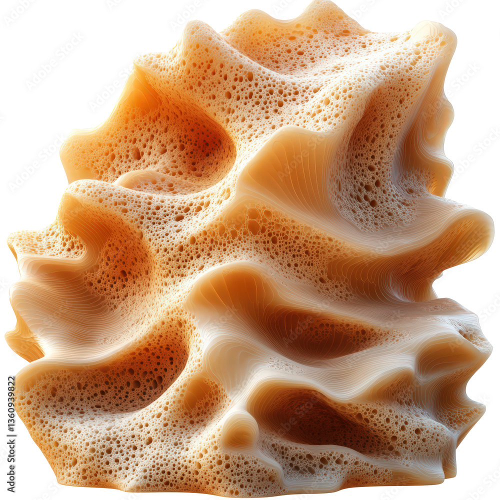 Poster porous formations: an abstract presentation of microscopic textural complexity
