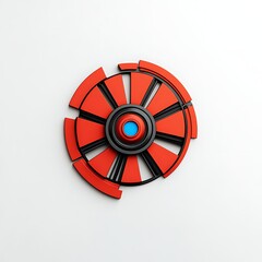 3d fan logo design