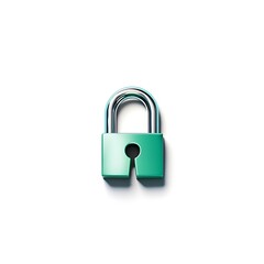 Naklejka premium 3d lock logo design