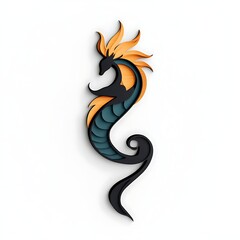 3d siren logo design