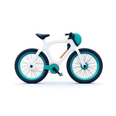 Fototapeta premium 3d bike logo design