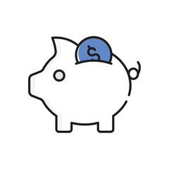 piggy bank Vector icon