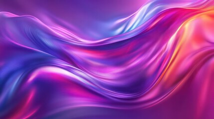 Naklejka premium Abstract Purple Pink Fluid Wave Background