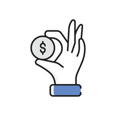 Salary Vector icon