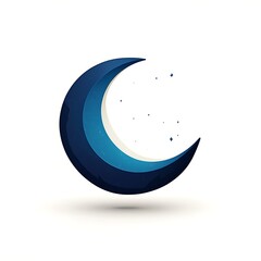 3d moon phase logo