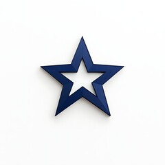 Obraz premium 3d star logo design