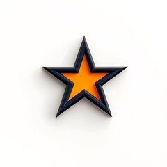 Obraz premium 3d star logo design