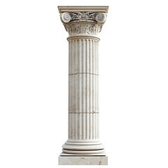 Fototapeta premium Ionic Column Architectural Design Classical Style Stone Pillar,