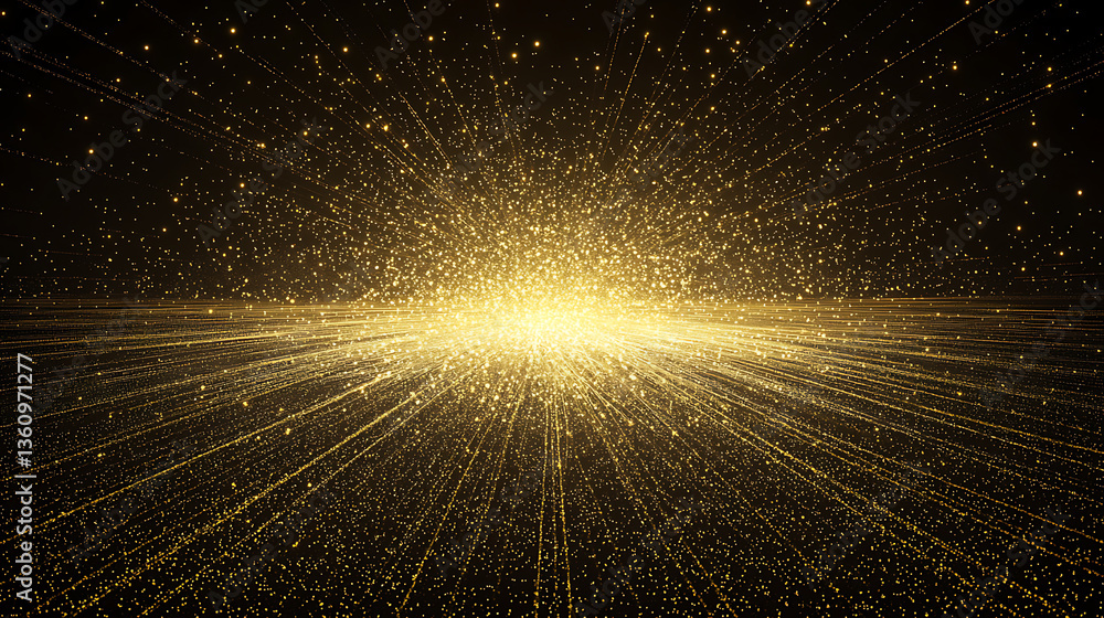 Poster explosive stardust event outer space digital art cosmic environment abstract viewpoint celestial con