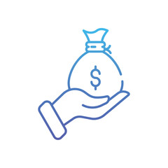 Wages Vector icon
