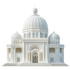 Obraz premium Majestic White Dome Building Architectural Design