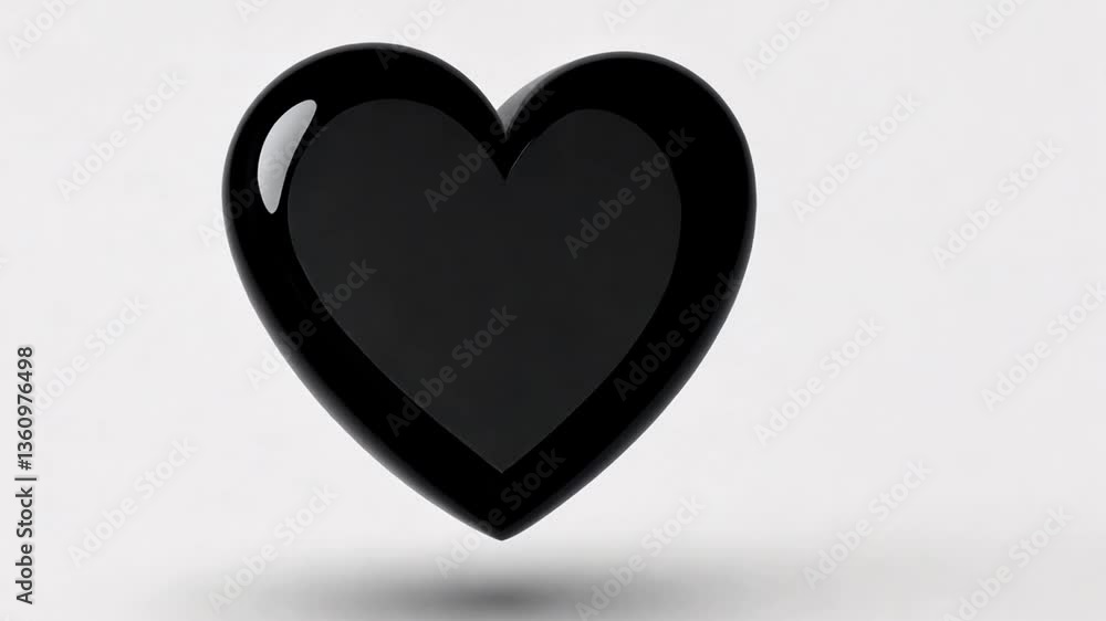 Poster heart vector icons collection in various styles and designs generative ai