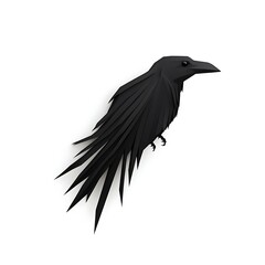 Fototapeta premium 3d raven logo rendering