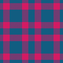 Modern Seamless Tartan in Deep Ugly Blue tones Textile Design