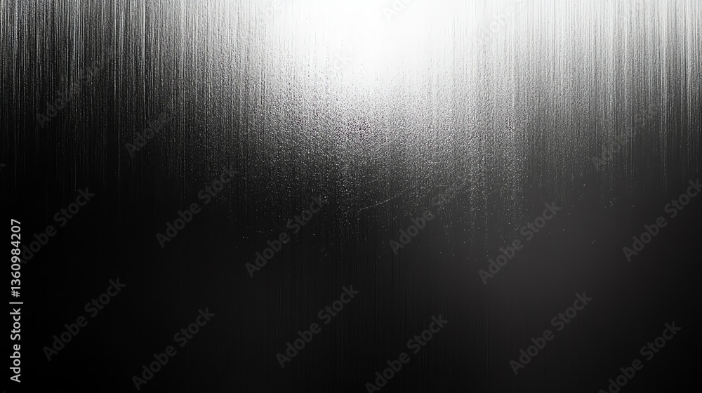Poster abstract metallic surface texture with vertical lines and light reflection