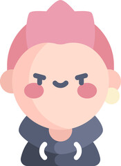 teenager Illustration on a white background.