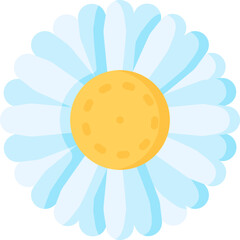 daisy Illustration on a white background.