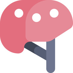 helmet Illustration on a white background.