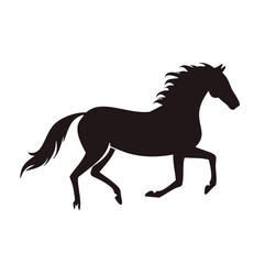horse silhouette vector