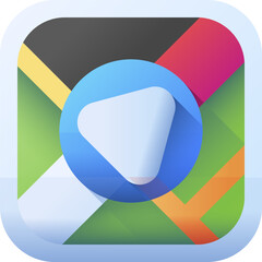 maps Illustration on a white background