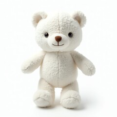 Fototapeta premium Cute plush teddy bear with a friendly expression, perfect for gifts and decorations.