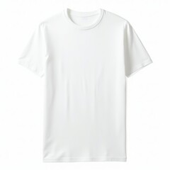 Plain white t-shirt perfect for casual wear or personalization for events.