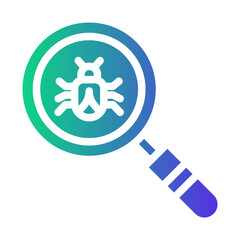 Obraz premium bug Gradient icon