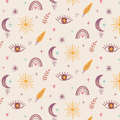 Fototapeta premium seamless bohemian pattern