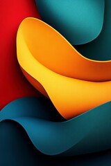 Creative collision of colors and light in a minimalist magazine cover reflecting the themes of science and technology with surreal elementse95b8a9d-7d80-45bb-9c37-44b24ac0a4c5