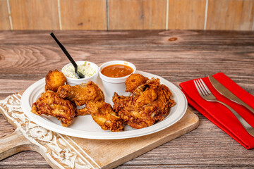 fried chicken food