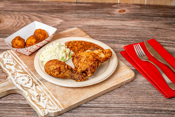 fried chicken food