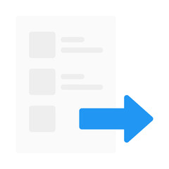 Obraz premium export file. This is a vector single icon with a flat style. Suitable for any purpose, such as website design, mobile app design, logo design, pattern design, etc