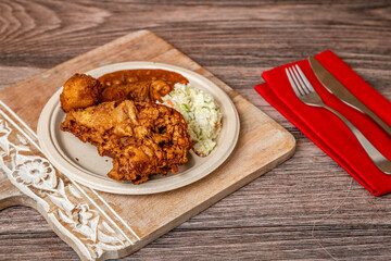 fried chicken food
