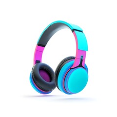 high-performance gaming headset 3D render, immersive sound experience