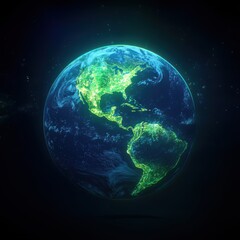 Planet earth. Earth Day theme background wallpaper.