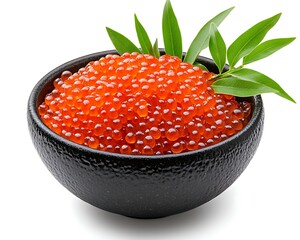 Red Caviar in Bowl