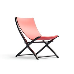 modern folding chair 3D render