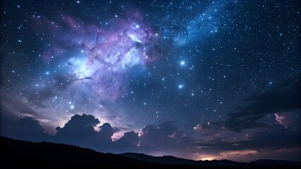 Fototapeta premium night sky with stars