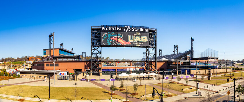 Protective Stadium, in Birmingham is home of the UAB Blazers and other events.