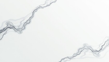 Obraz premium Swirling white marble texture against stark white backdrop, pattern, visual