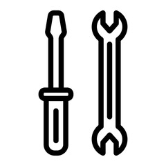 screwdriver Line Icon