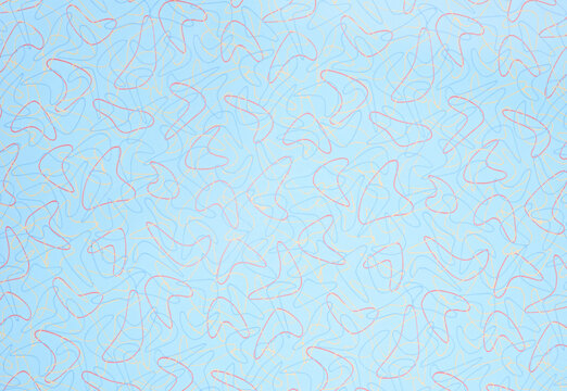 pattern, retro, blue, red, yellow, abstract