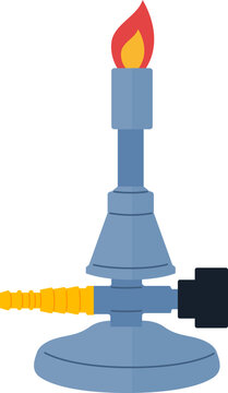 Bunsen Burner Illustration