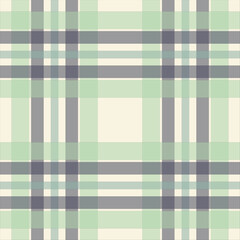 High-Resolution Seamless Plaid Pattern with Classic Checkered Design in Soft Pastel Shades, Ideal for Textiles, Fashion, Upholstery, and Digital Backgrounds