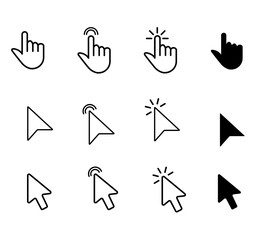 Hand Pointer & Mouse Cursor