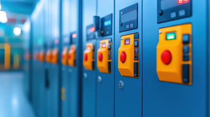 Advanced power efficient control panel optimizing electrical infrastructure in a modern facility