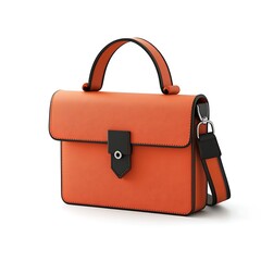 charming leather purse 3D render