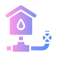 plumbing Gradient icon