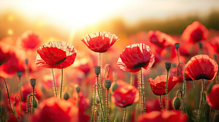 Fototapeta premium Nowruz Festivities Welcoming Spring with Blooming Flowers and Nature