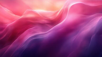 Obraz premium Abstract Colorful Waves of Pink and Purple Flowing Under Bright Light